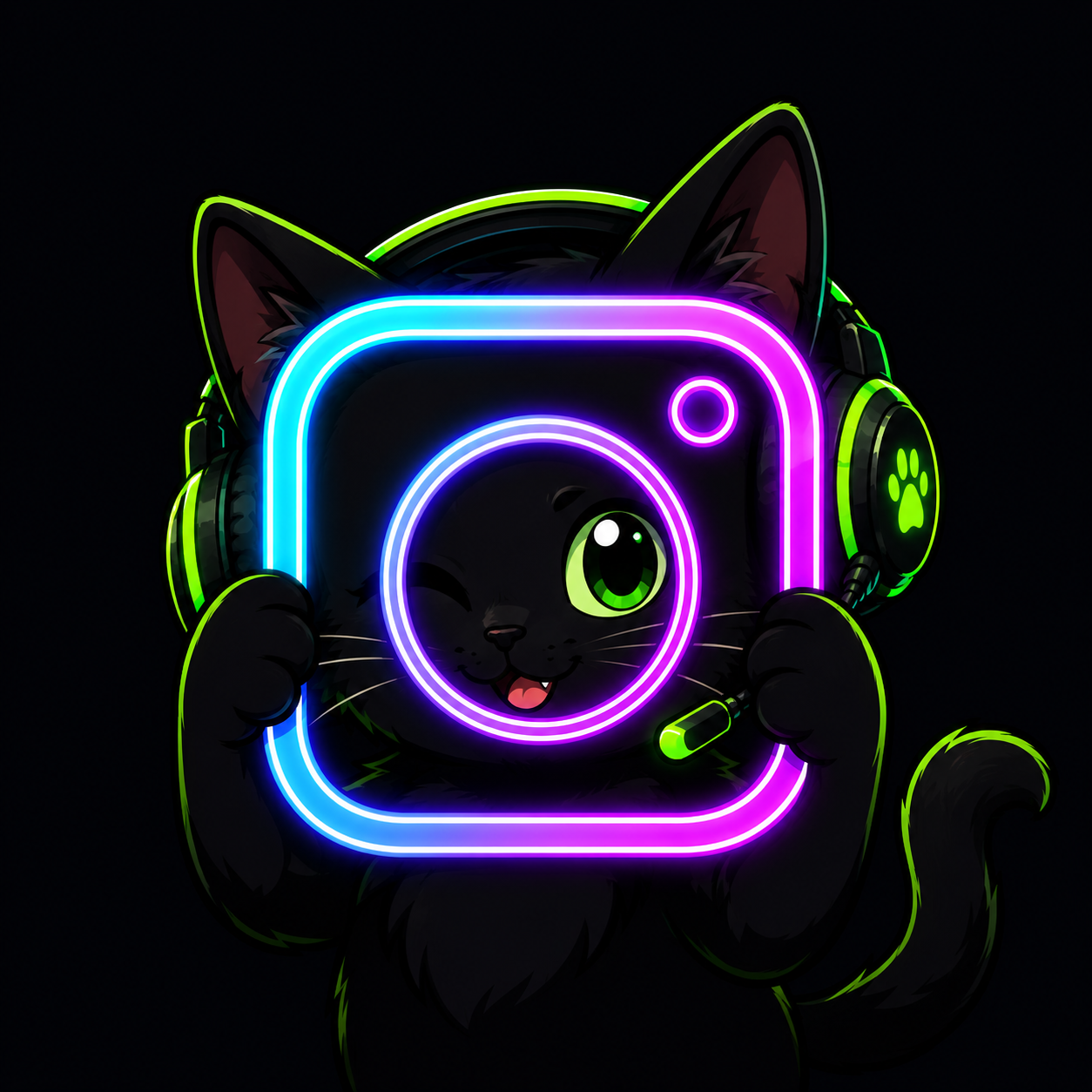 Instagram Motiv mit Zockerbude Katze